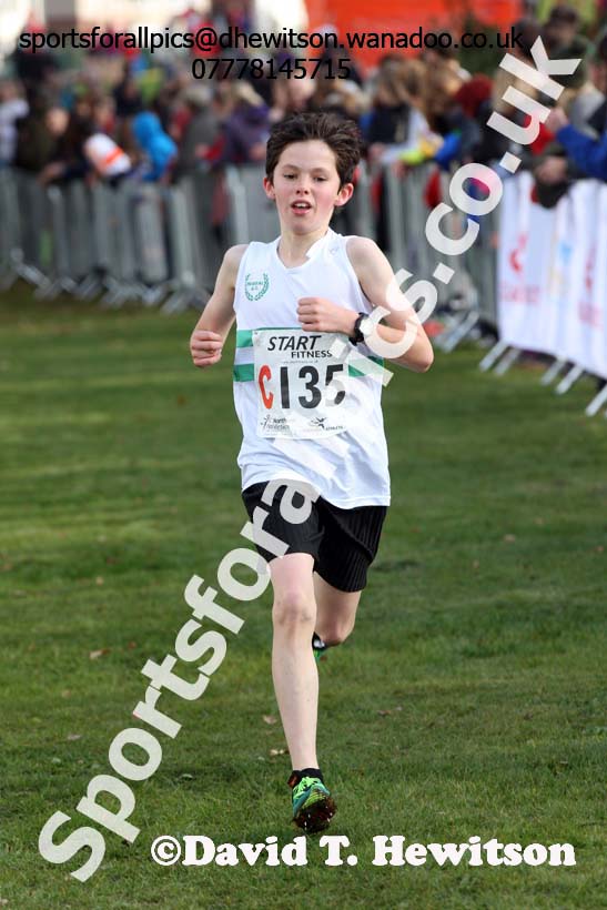 Boys under-13s Northern Cross Country Relays. Photo: David T. Hewitson/Sports for All Pics